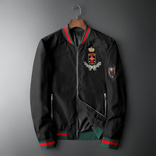 Load image into Gallery viewer, Luxury Embroidery Printing Jacket Streetwear Clothing M-4XL 2020 Summer Men's Bomber Jacket Baseball Collar Jackets And Coats