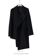 Load image into Gallery viewer, Fashionable men's and women trench coat is irregular, asymmetrical, and loosely tailored for autumn and winter.     S-6XL!!

