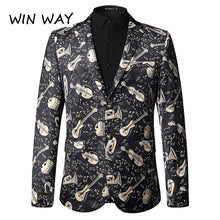 Load image into Gallery viewer, Win Way Tide Male Party Dinner Suits Slim Fit Design Stage Costume Fashion Casual Blazer Hip-Hop Style Suits
