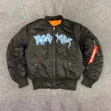 Load image into Gallery viewer, Travis Scott AstroWorld Bomber Jacket Jacket Men 1:1 high quality Embroidery Force Pilot Jacket Travis Scott AstroWorld Jacket
