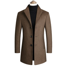 Load image into Gallery viewer, Mountainskin Men Wool Blends Coats Autumn Winter New Solid Color High Quality Men's Wool Jacket Luxurious Brand Clothing SA837
